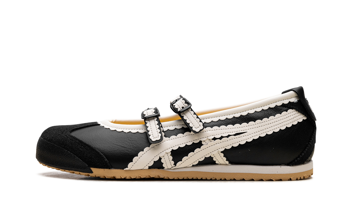 Onitsuka Tiger Mexico 66 TGRS Women's Ballet Flats - Black Cream