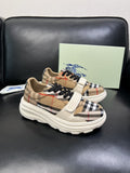 Burberry Check Low-Top Sneakers — hero
