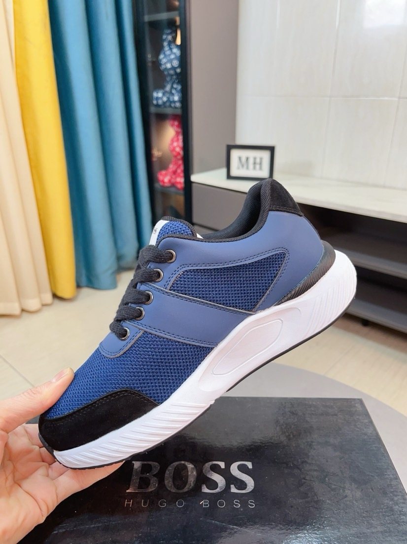 Hugo Boss Color-Block Low-Top Sneakers — side