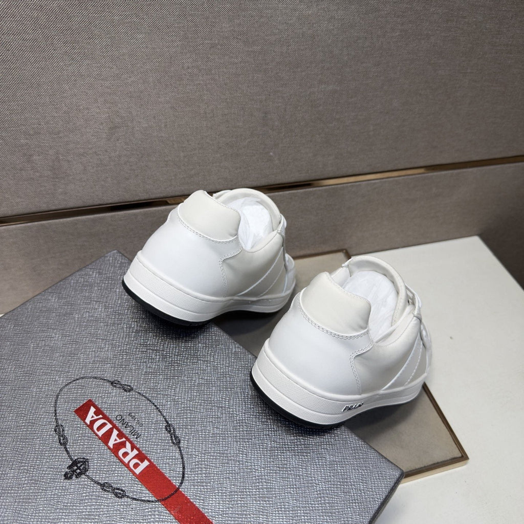 Prada Men's Low-Top Lace-Up Sneakers — back